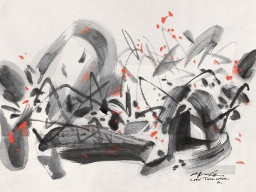Chinese Abstract Painting - Ink Abstract ZDQ China Abstract
